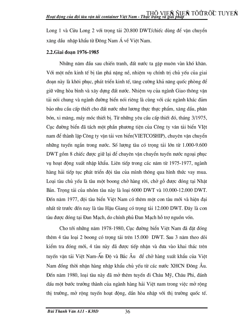image for page Thực trạng của đội tàu container Việt Nam và đề xuất một số giải pháp nâng cao năng lực cạnh tranh của đội tàu container trong bối cảnh hội nhập khu vực và quốc tế