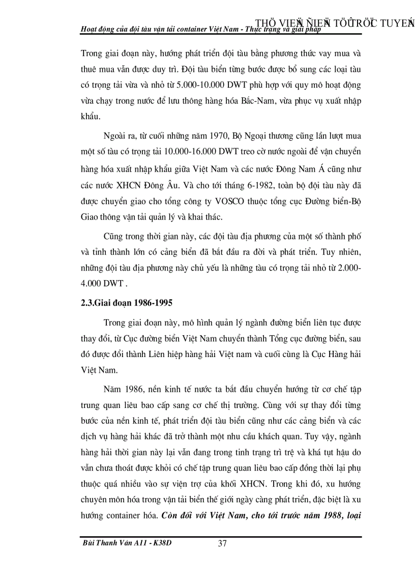 image for page Thực trạng của đội tàu container Việt Nam và đề xuất một số giải pháp nâng cao năng lực cạnh tranh của đội tàu container trong bối cảnh hội nhập khu vực và quốc tế