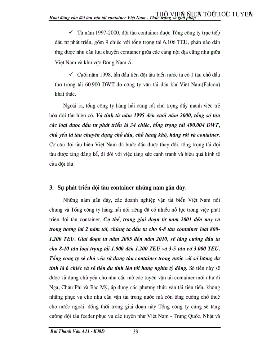 image for page Thực trạng của đội tàu container Việt Nam và đề xuất một số giải pháp nâng cao năng lực cạnh tranh của đội tàu container trong bối cảnh hội nhập khu vực và quốc tế