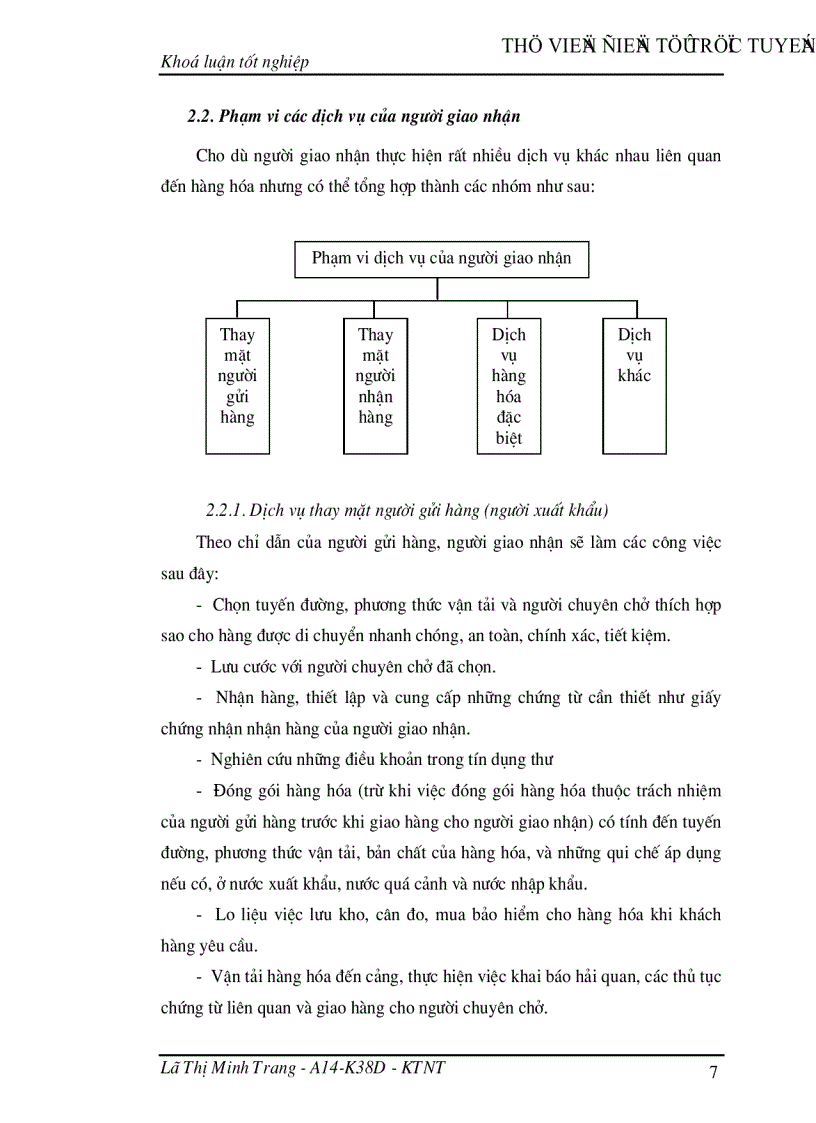 image for page Giao nhận hàng hóa quốc tế bằng đường biển tại Công ty giao nhận kho vận ngoại thương VIETRANS