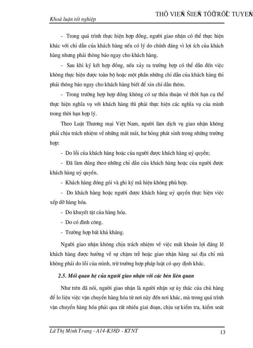 image for page Giao nhận hàng hóa quốc tế bằng đường biển tại Công ty giao nhận kho vận ngoại thương VIETRANS