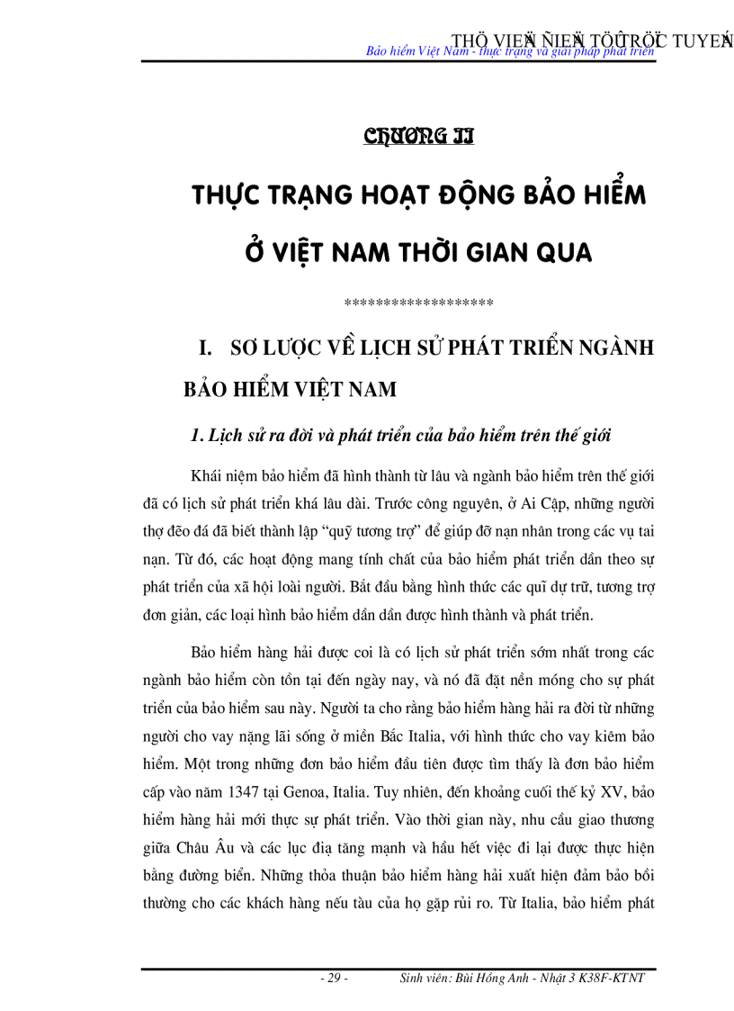 image for page Bảo hiểm Việt Nam thực trạng và giải pháp phát triển