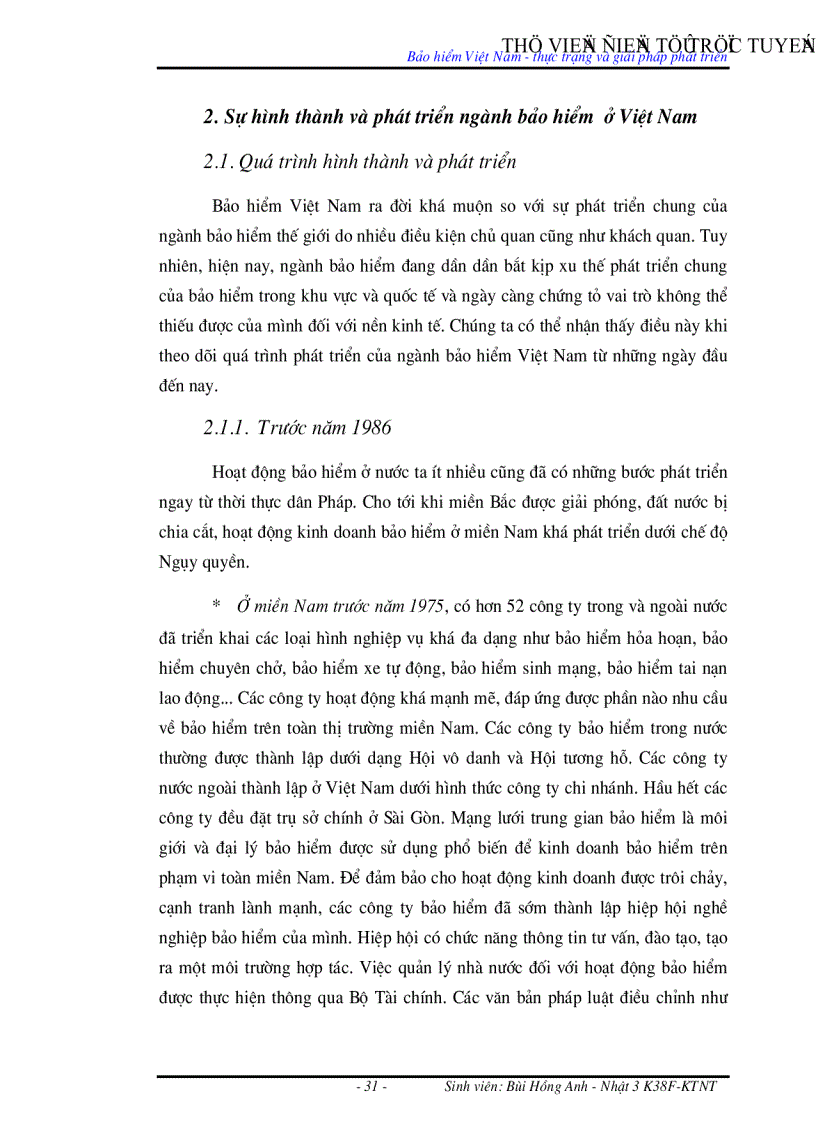 image for page Bảo hiểm Việt Nam thực trạng và giải pháp phát triển