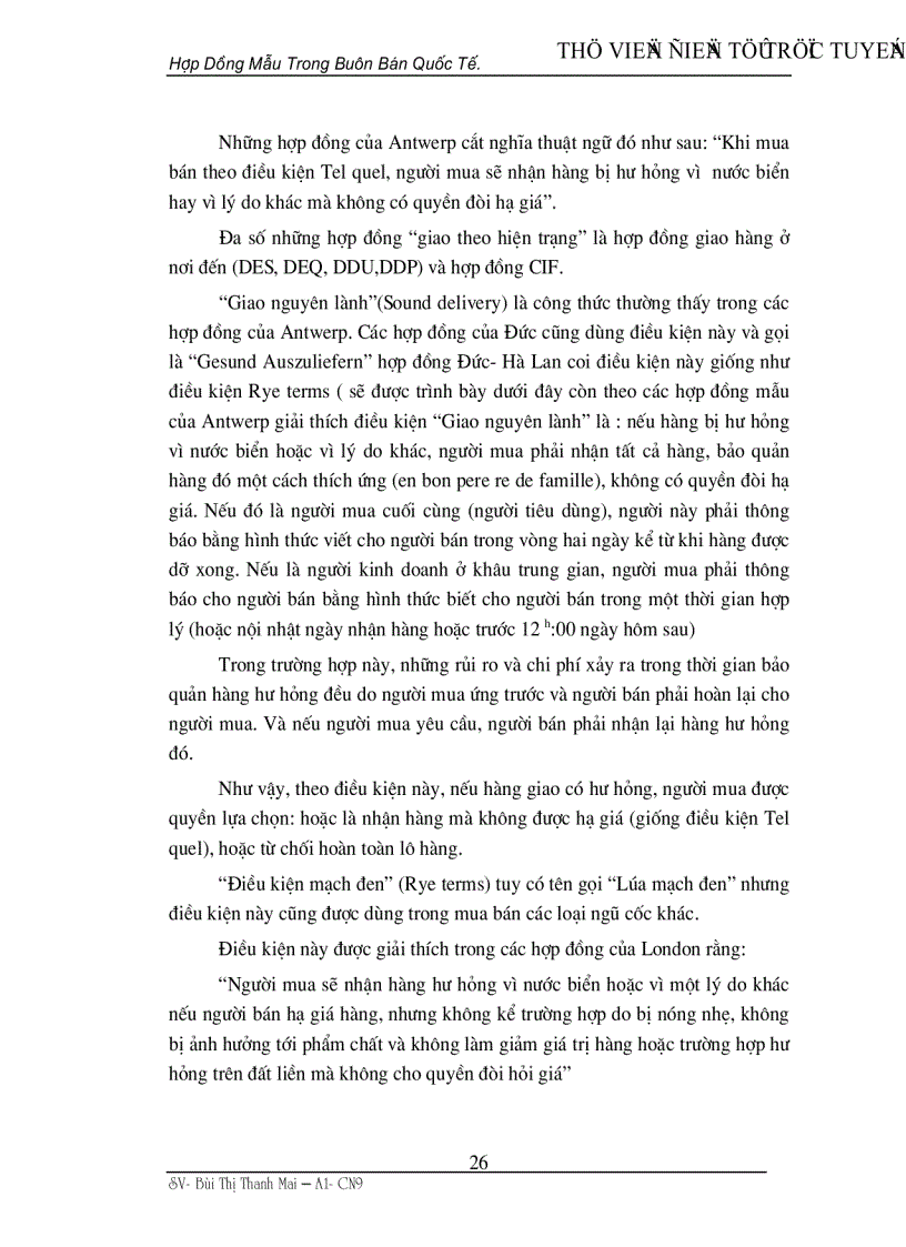 image for page Tìm hiểu về vấn đề sử dụng hợp đồng mẫu trong đàm phán ký kết hợp đồng mua bán ngoại thương và thực tiễn ở việt nam