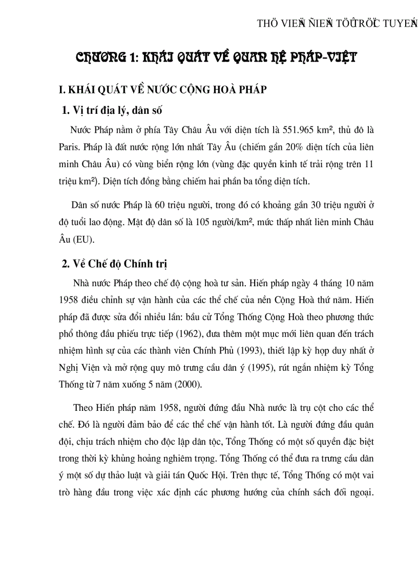 image for page Quan hệ thương mại và đầu tư Pháp Việt thực trạng và triển vọng