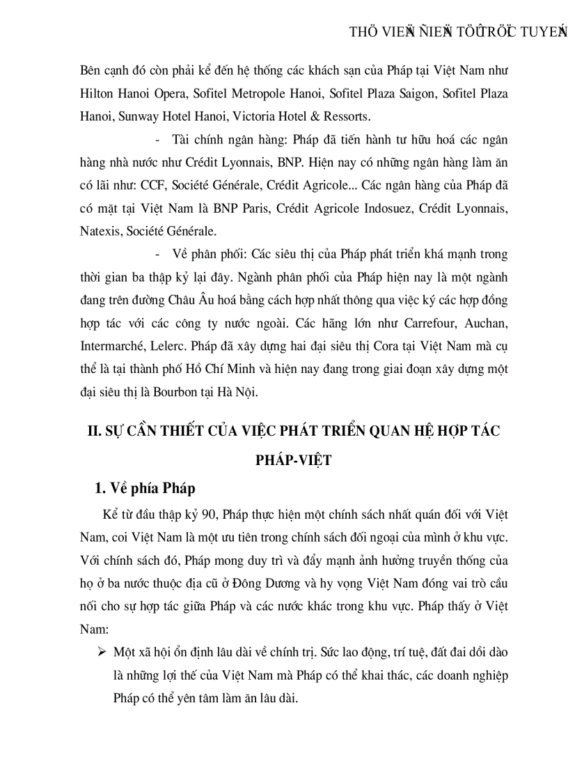 image for page Quan hệ thương mại và đầu tư Pháp Việt thực trạng và triển vọng