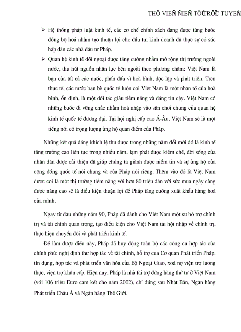 image for page Quan hệ thương mại và đầu tư Pháp Việt thực trạng và triển vọng