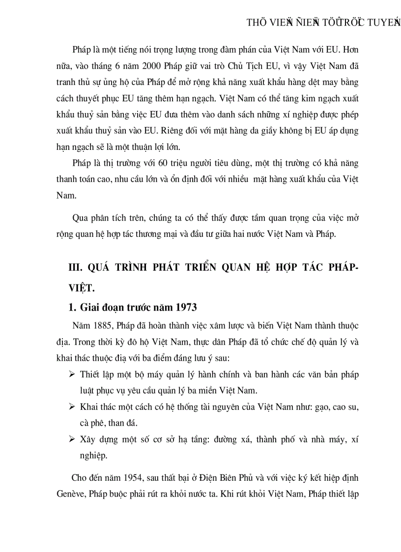 image for page Quan hệ thương mại và đầu tư Pháp Việt thực trạng và triển vọng