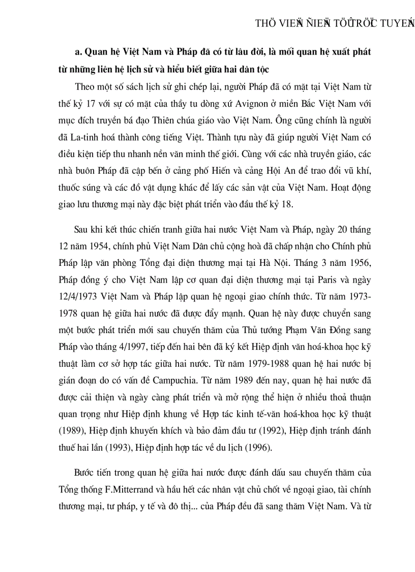 image for page Quan hệ thương mại và đầu tư Pháp Việt thực trạng và triển vọng