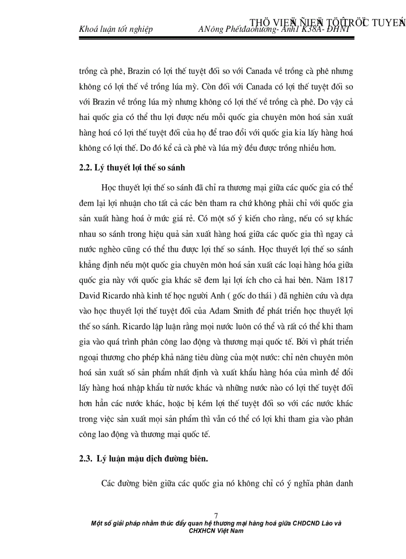 image for page Một số giải pháp nhằm thúc đẩy quan hệ thương mại hàng hoá giữa CHDCND Lào và CHXHCN Việt Nam