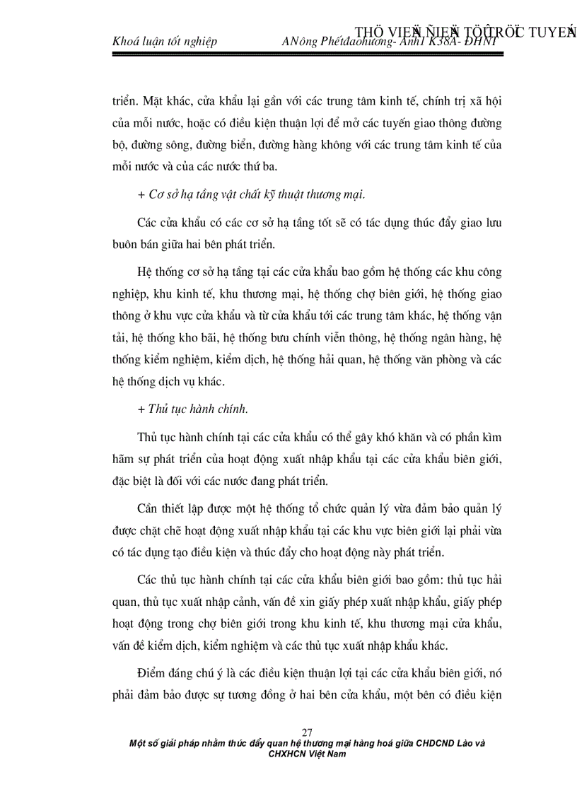 image for page Một số giải pháp nhằm thúc đẩy quan hệ thương mại hàng hoá giữa CHDCND Lào và CHXHCN Việt Nam