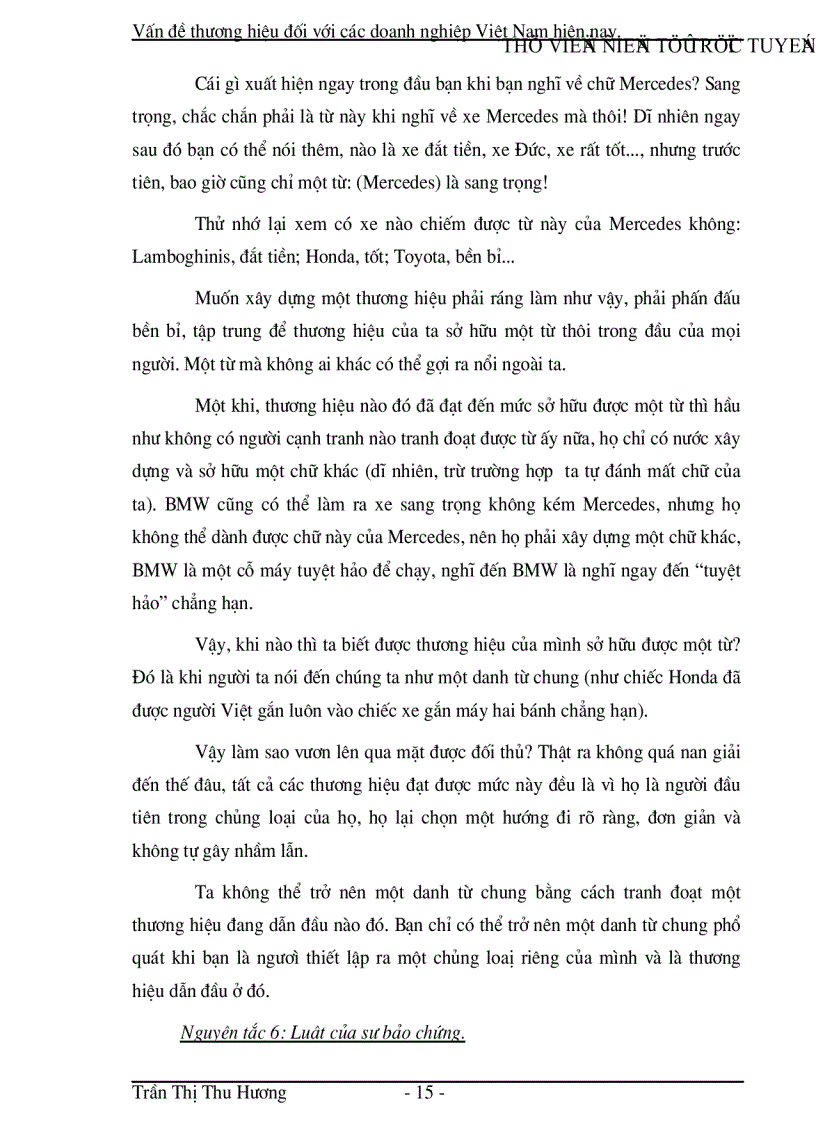 image for page Vấn đề thương hiệu đối với các doanh nghiệp Việt Nam hiện nay