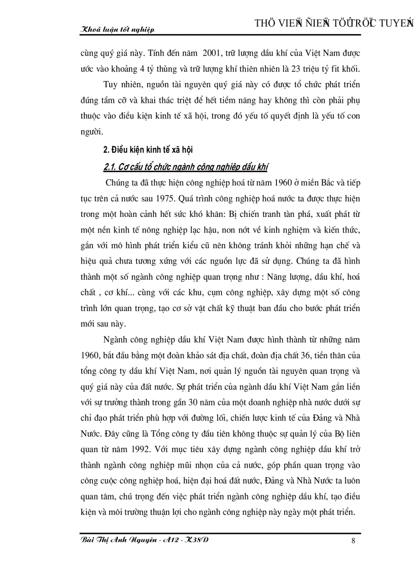 image for page Khai thác và xuất khẩu dầu khí ở Việt Nam Thực trạng và các giải pháp phát triển