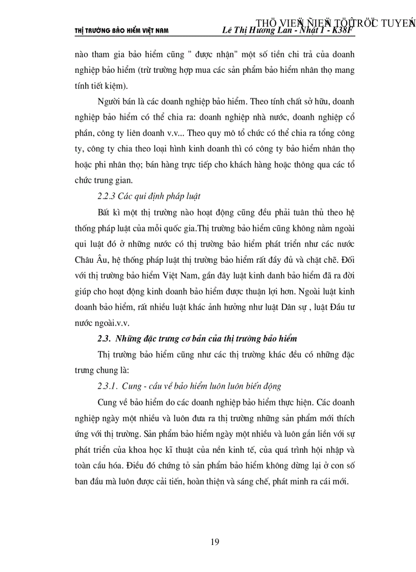 image for page Tình hình thị trường bảo hiểm Việt Nam và bảo hiểm Việt Nam trước thềm hội nhập và giải pháp đẩy mạnh sự phát triển của thị trường bảo hiểm Việt Nam đến 2010