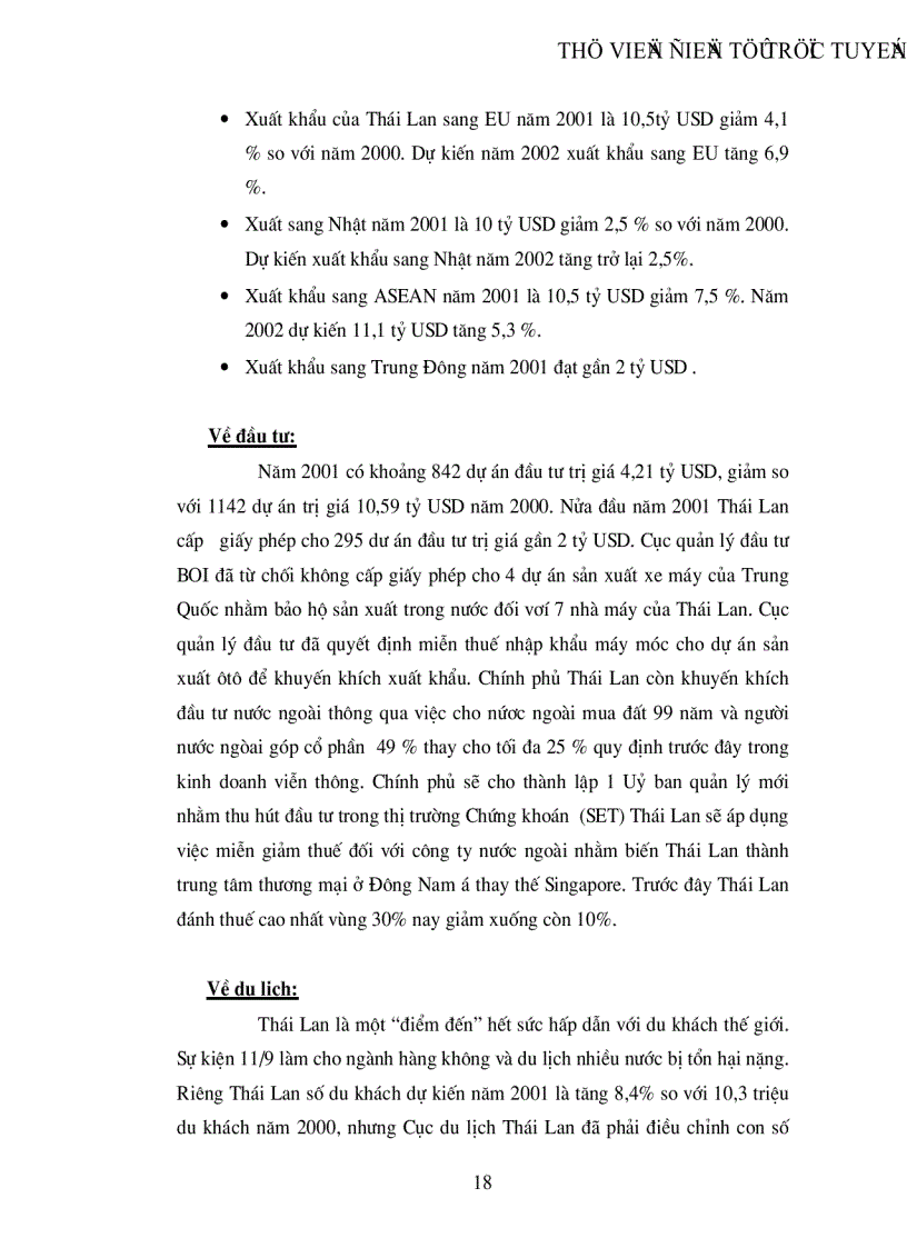 image for page Quan hệ Kinh tế Thương mại Việt Nam Thái Lan trong giai đoạn hiện nay