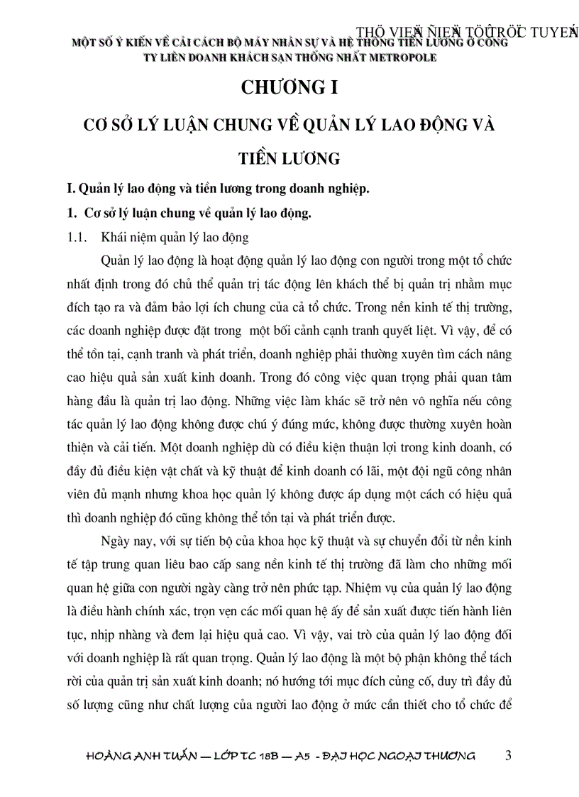 image for page Một số vấn đề về cải cách hệ thống quản lý nhân sự và hệ thống tiền lương trong các nhà hàng và khách sạn