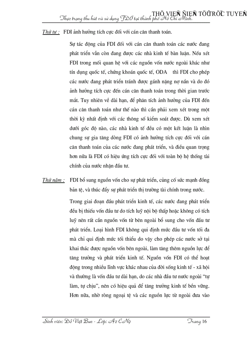 image for page Thực trạng thu hút và sử dụng FDI tại thành phố Hồ Chí Minh