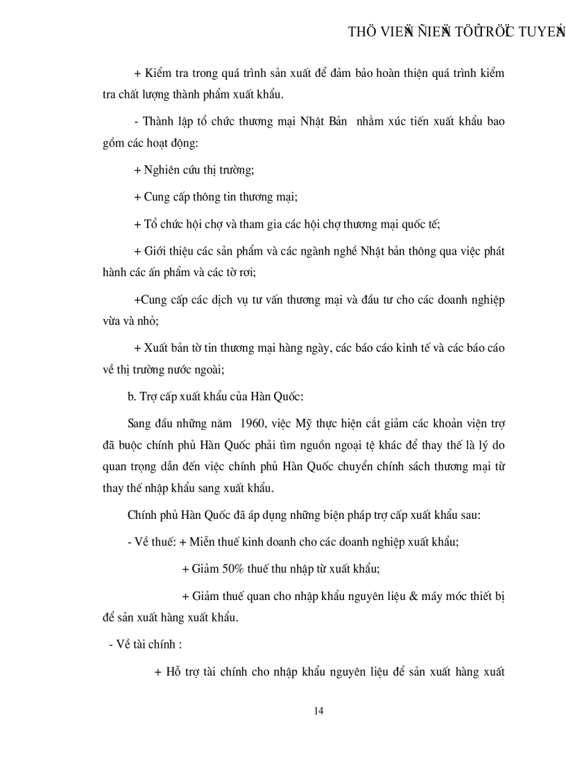 image for page Trợ cấp xuất khẩu của Việt nam trong điều kiện hội nhập