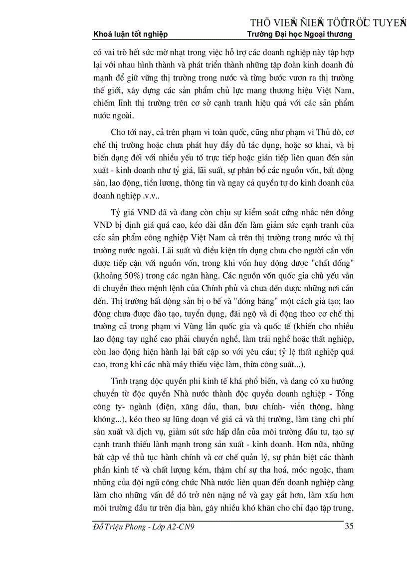 image for page Nâng cao hiệu quả thi hành luật doanh nghiệp của các doanh nghiệp ngoài quốc doanh trên địa bàn thành phố Hà nội