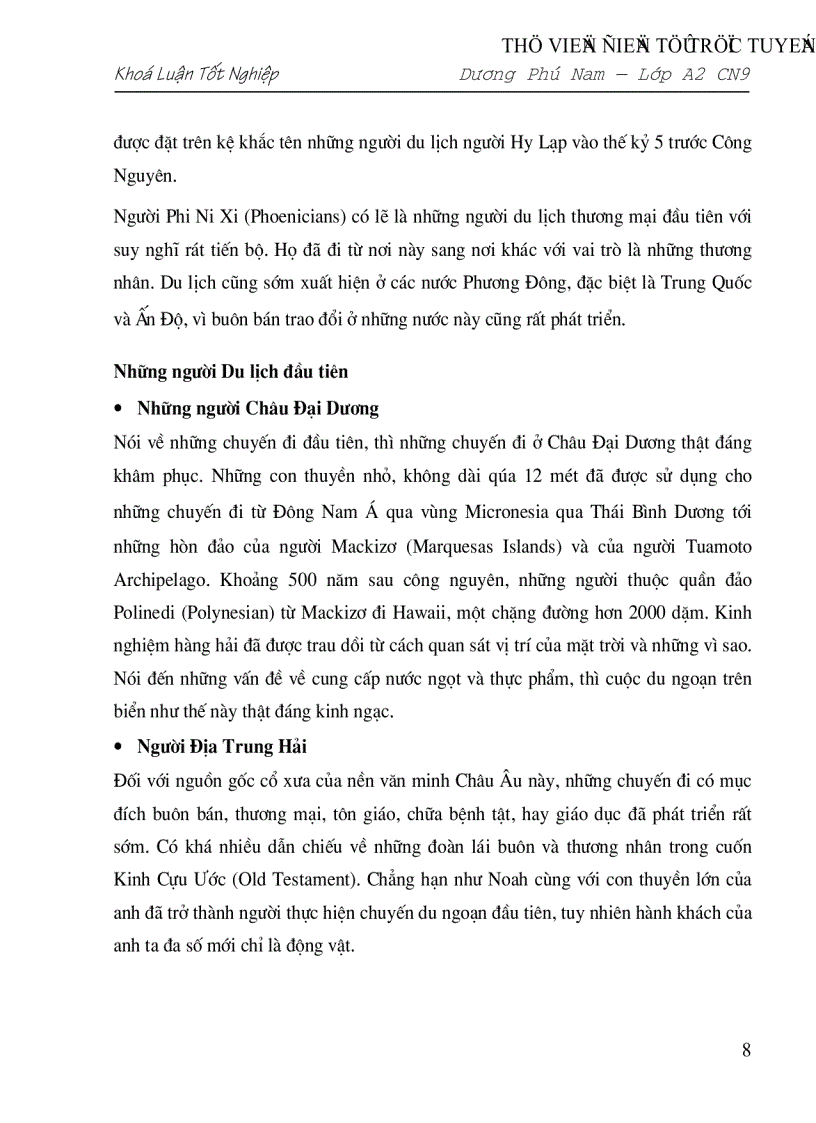 image for page Triển vọng và giải pháp đẩy mạnh hoạt động du lịch ở Việt Nam giai đoạn 2001 2010