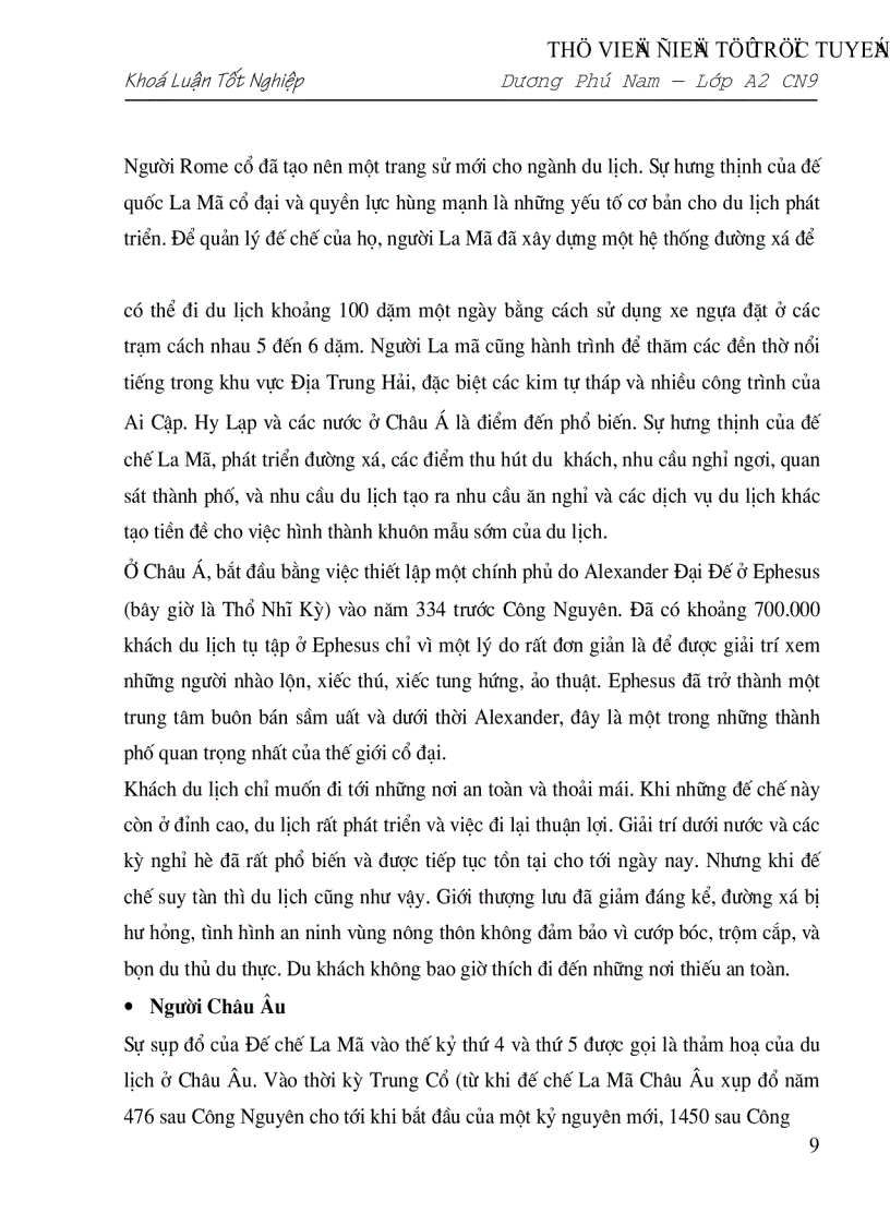 image for page Triển vọng và giải pháp đẩy mạnh hoạt động du lịch ở Việt Nam giai đoạn 2001 2010