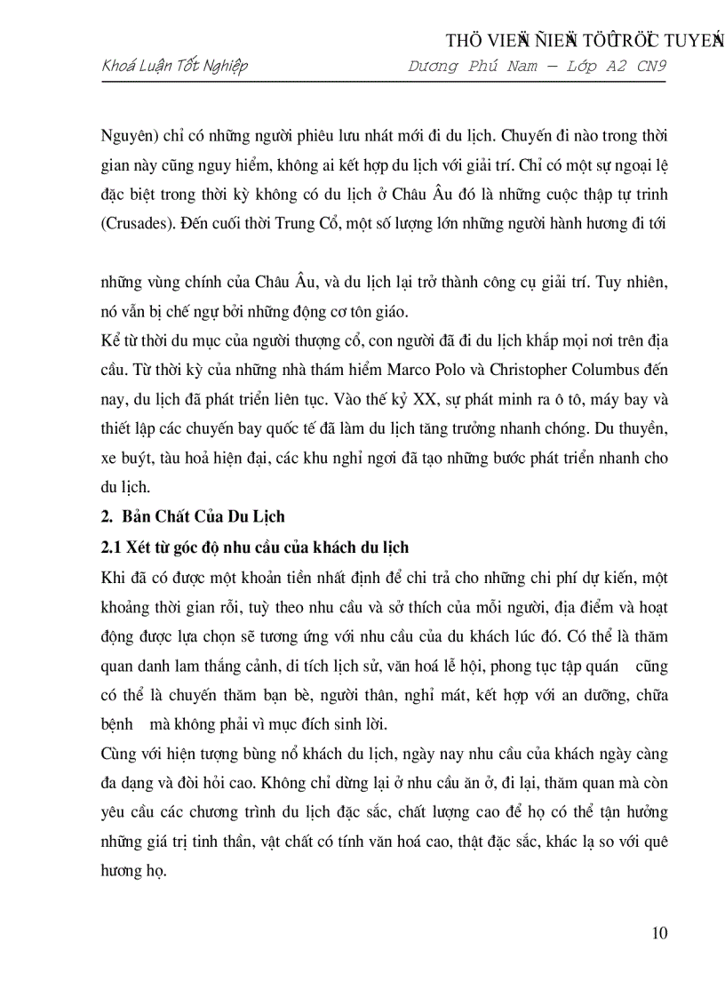 image for page Triển vọng và giải pháp đẩy mạnh hoạt động du lịch ở Việt Nam giai đoạn 2001 2010
