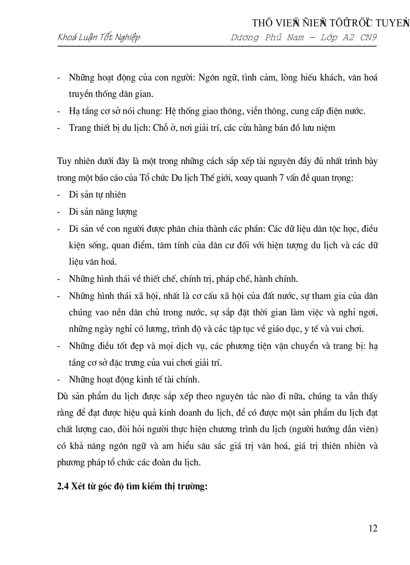 image for page Triển vọng và giải pháp đẩy mạnh hoạt động du lịch ở Việt Nam giai đoạn 2001 2010