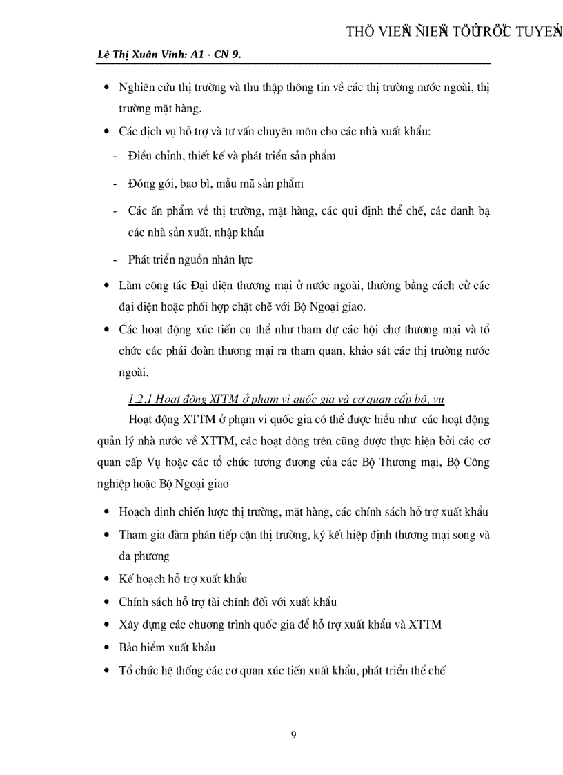 image for page Hoạt động xúc tiến thương mại hỗ trợ xuất khẩu hàng hoá của Việt nam thực trạng và giải pháp