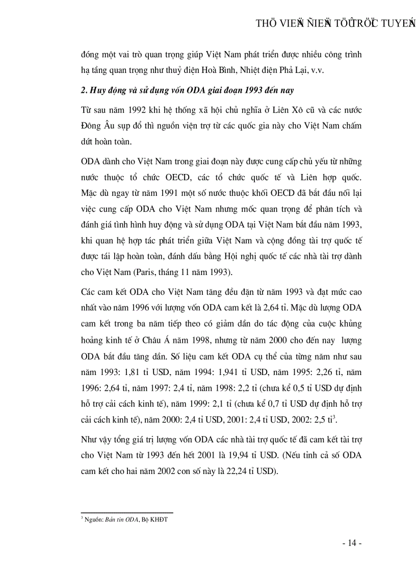 image for page Thu hút và sử dụng vốn viện trợ phát triển chính thức ODA trong ngành điện Việt Nam