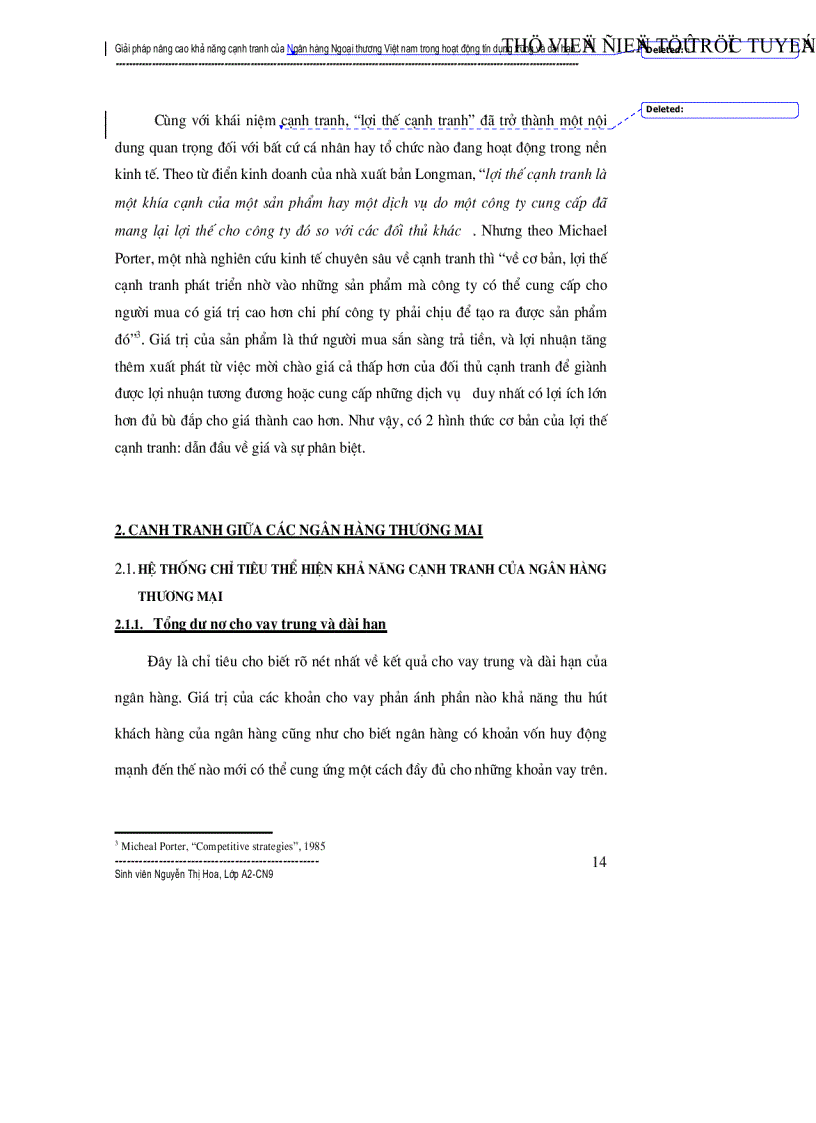 image for page Giải pháp nâng cao khả năng cạnh tranh của Ngân hàng Ngoại thương trong hoạt động tín dụng trung dài hạn