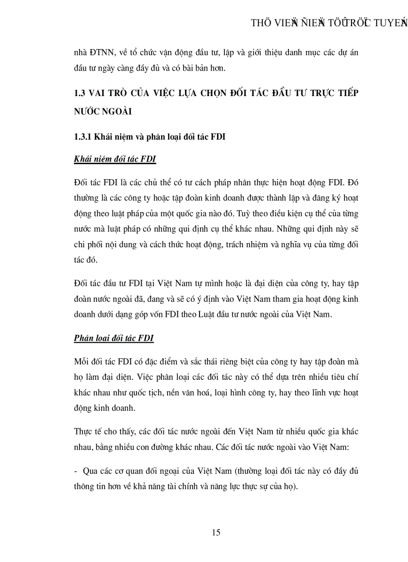 image for page Lựa chọn đối tác đầu tư trong hoạt động kinh tế đối ngoại ở Việt Nam