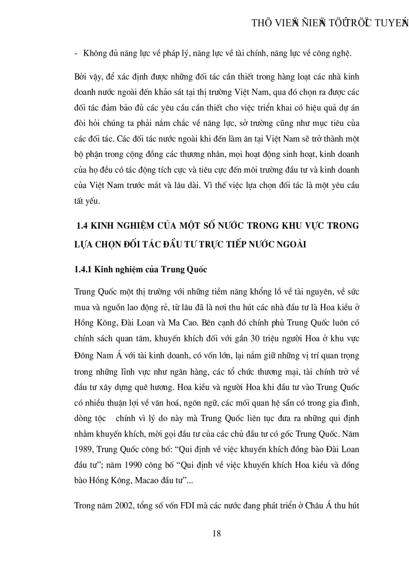 image for page Lựa chọn đối tác đầu tư trong hoạt động kinh tế đối ngoại ở Việt Nam