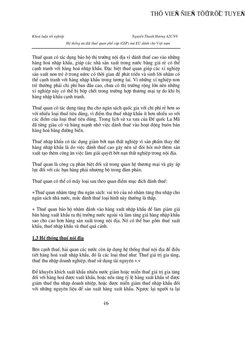 image for page Chế độ ưu đãi thuế quan phổ cập GSP của EU dành cho Việt nam