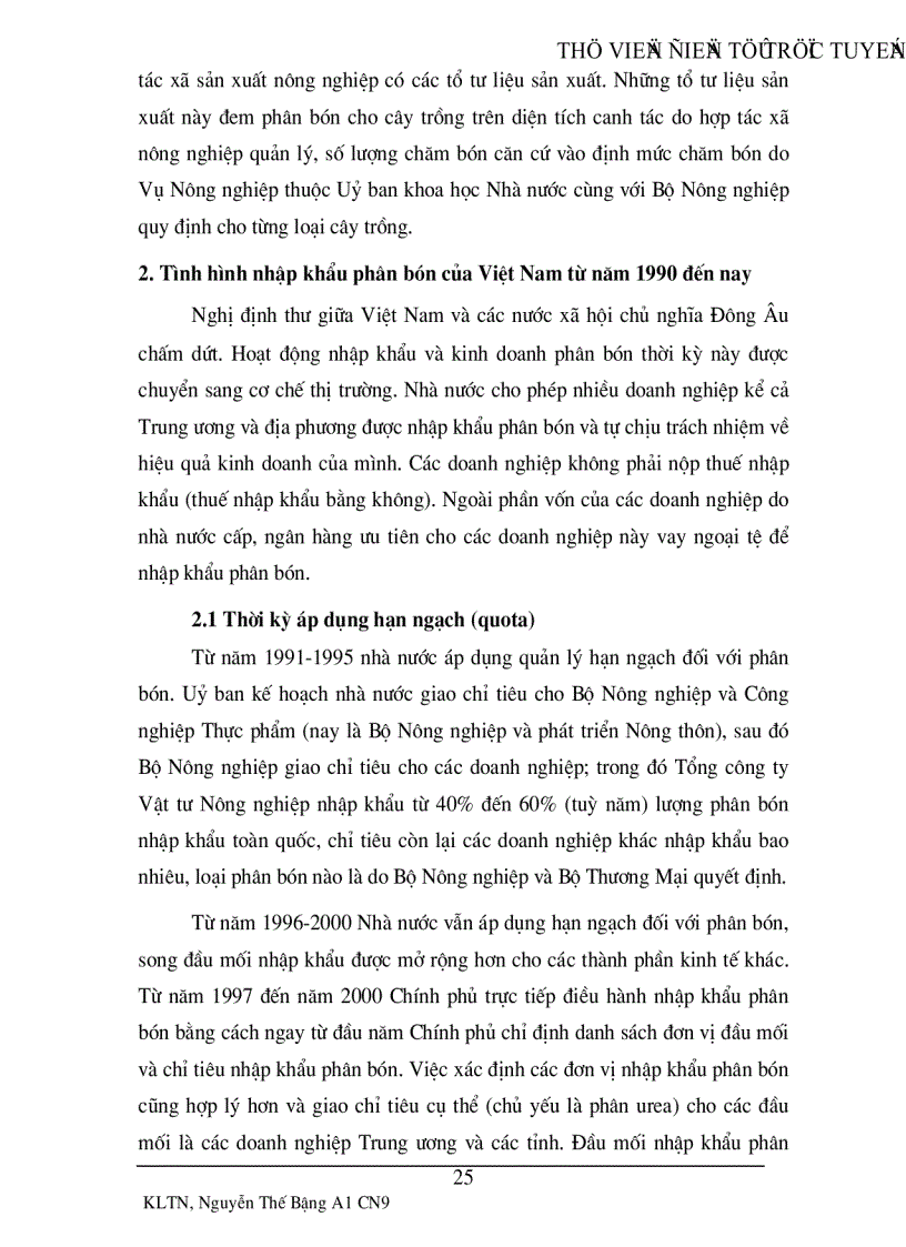 image for page Các tranh chấp phát sinh từ hợp đồng nhập khẩu phân bón hoá học ở việt nam và phương pháp giải quyết