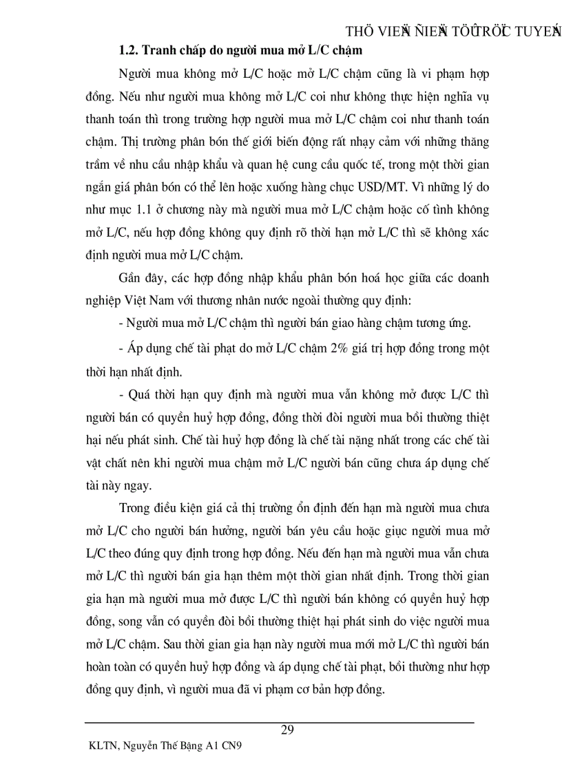 image for page Các tranh chấp phát sinh từ hợp đồng nhập khẩu phân bón hoá học ở việt nam và phương pháp giải quyết