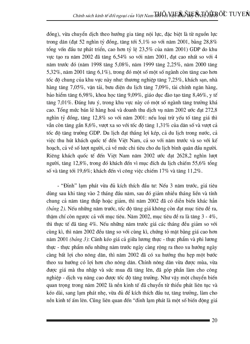 image for page Chính sách kinh tế đối ngoại của Việt Nam đối với việc thúc đẩy quá trình công nghiệp hoá hiện đại hoá