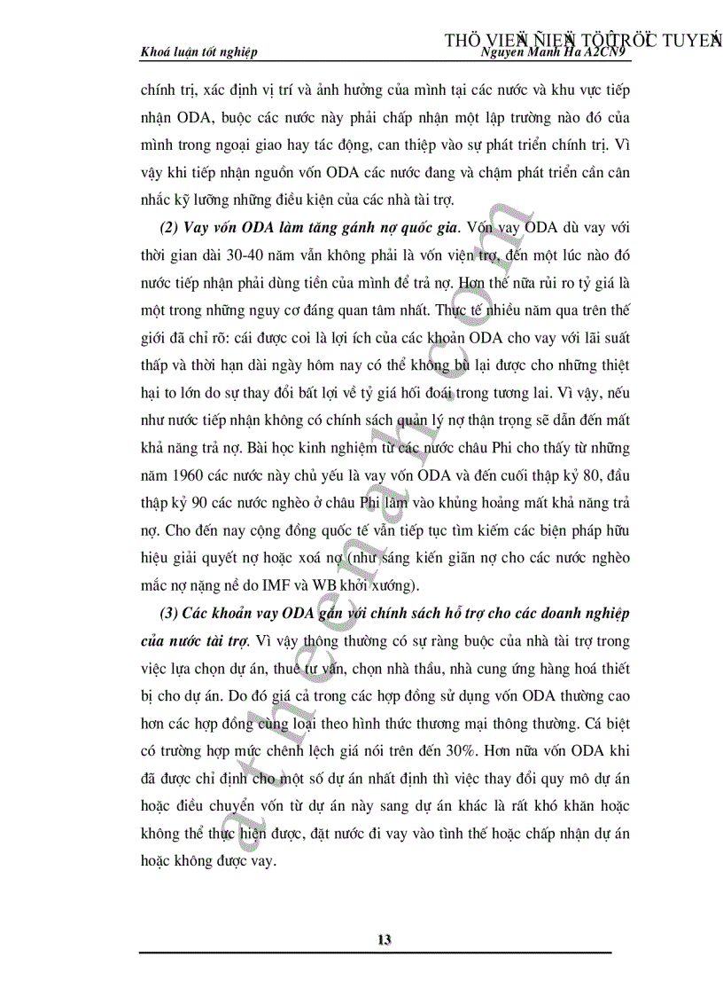 image for page ODA đối với quá trình phát triển nền kinh tế Việt Nam