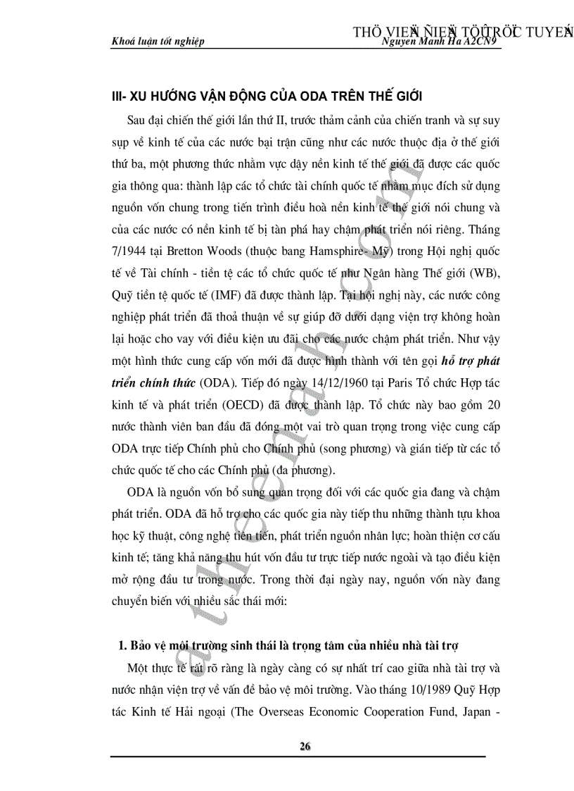 image for page ODA đối với quá trình phát triển nền kinh tế Việt Nam