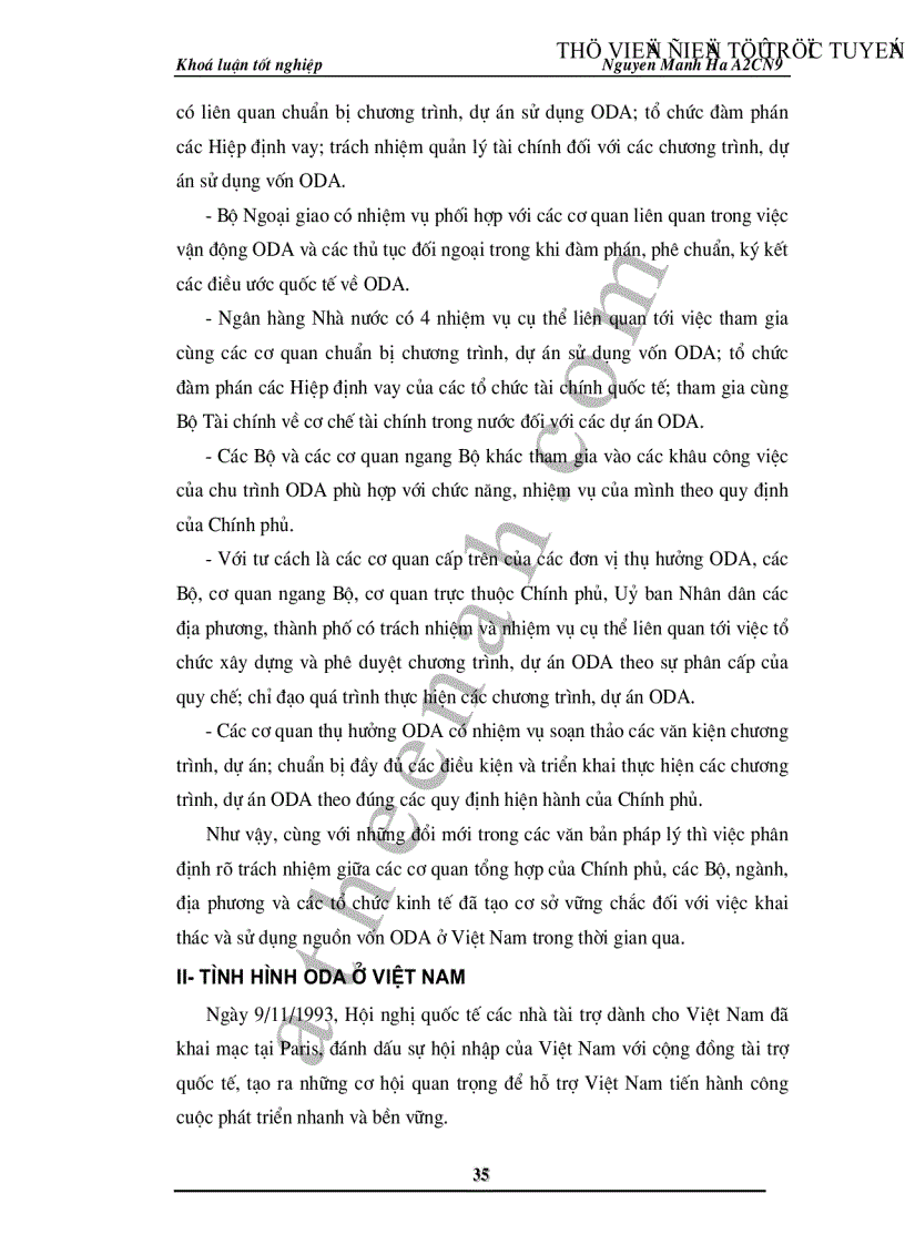 image for page ODA đối với quá trình phát triển nền kinh tế Việt Nam