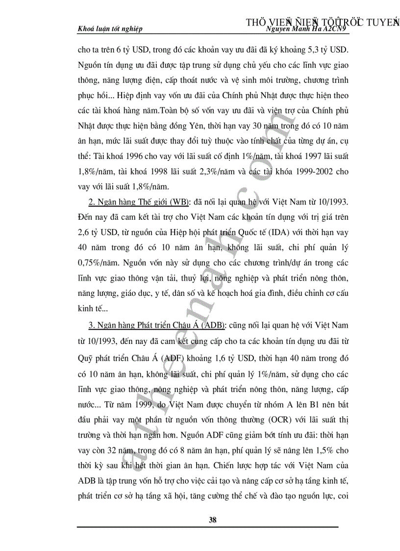 image for page ODA đối với quá trình phát triển nền kinh tế Việt Nam