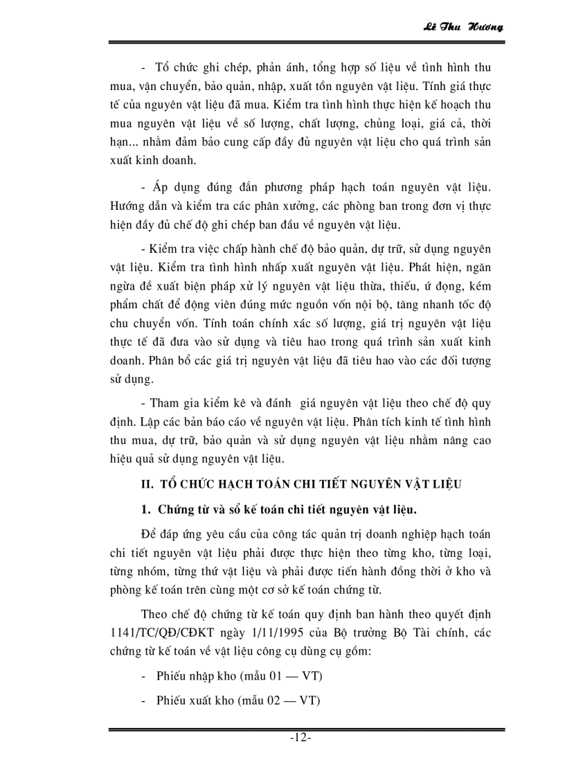 image for page Tổ chức công tác kế toán nguyên vật kiệu tại công ty Dệt May Hà Nội