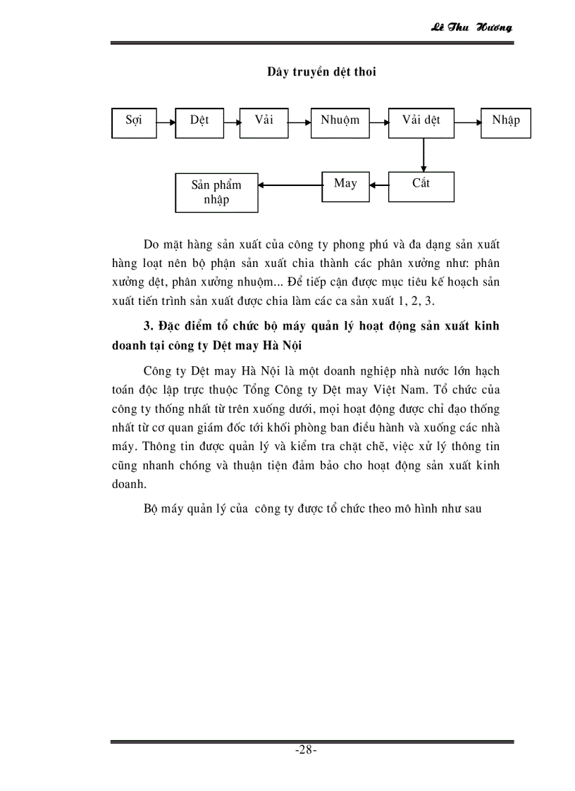 image for page Tổ chức công tác kế toán nguyên vật kiệu tại công ty Dệt May Hà Nội