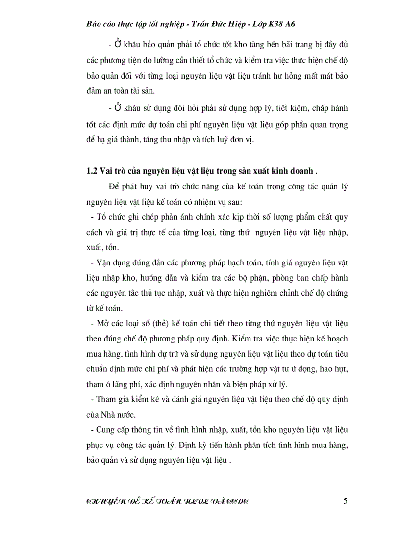 image for page Thực tế công tác kế toán nguyên liệu vật liệu tại công ty cổ phần VPP Cửu Long