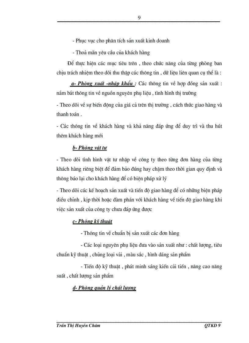 image for page Phân tích hoạt động kinh doanh của Công ty may Đáp Cầu