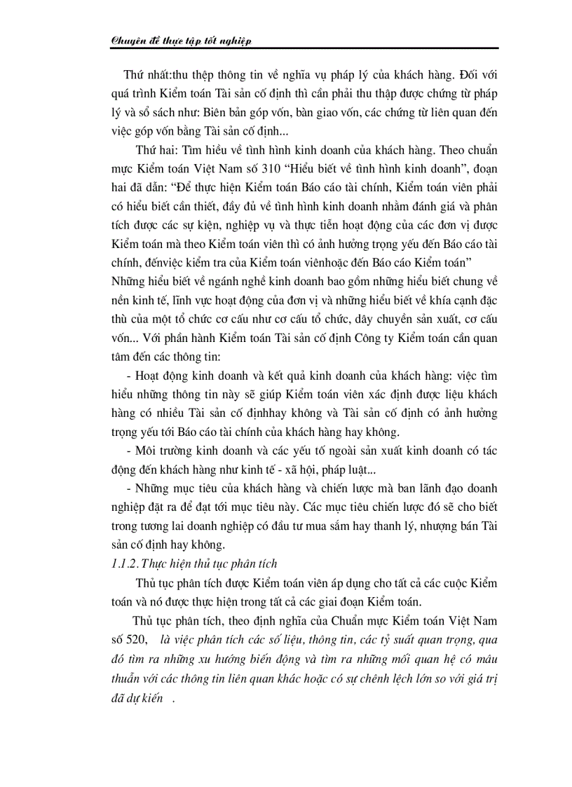 image for page Thực trạng kiểm toán khoản mục TSCĐ trong kiểm toán báo cáo tài chính do công ty TNHH Kiểm toán và Tư vấn tài chính quốc tế IFC thực hiện