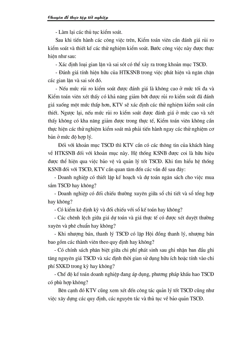 image for page Thực trạng kiểm toán khoản mục TSCĐ trong kiểm toán báo cáo tài chính do công ty TNHH Kiểm toán và Tư vấn tài chính quốc tế IFC thực hiện