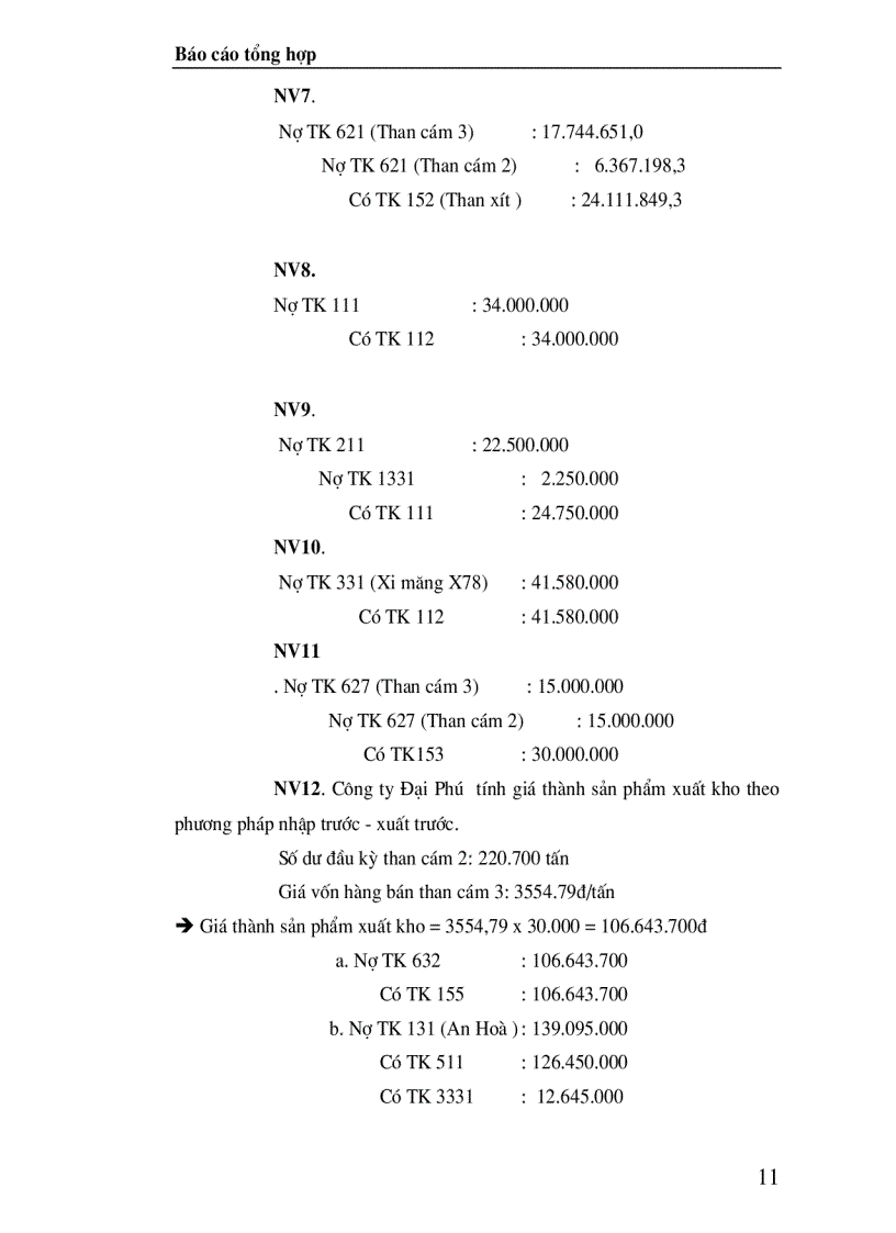 image for page Nghiệp vụ kế toán tại công ty Đại Phú