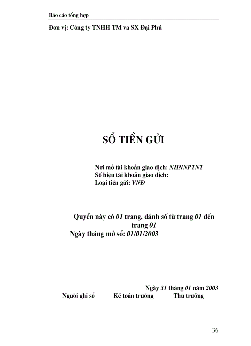 image for page Nghiệp vụ kế toán tại công ty Đại Phú