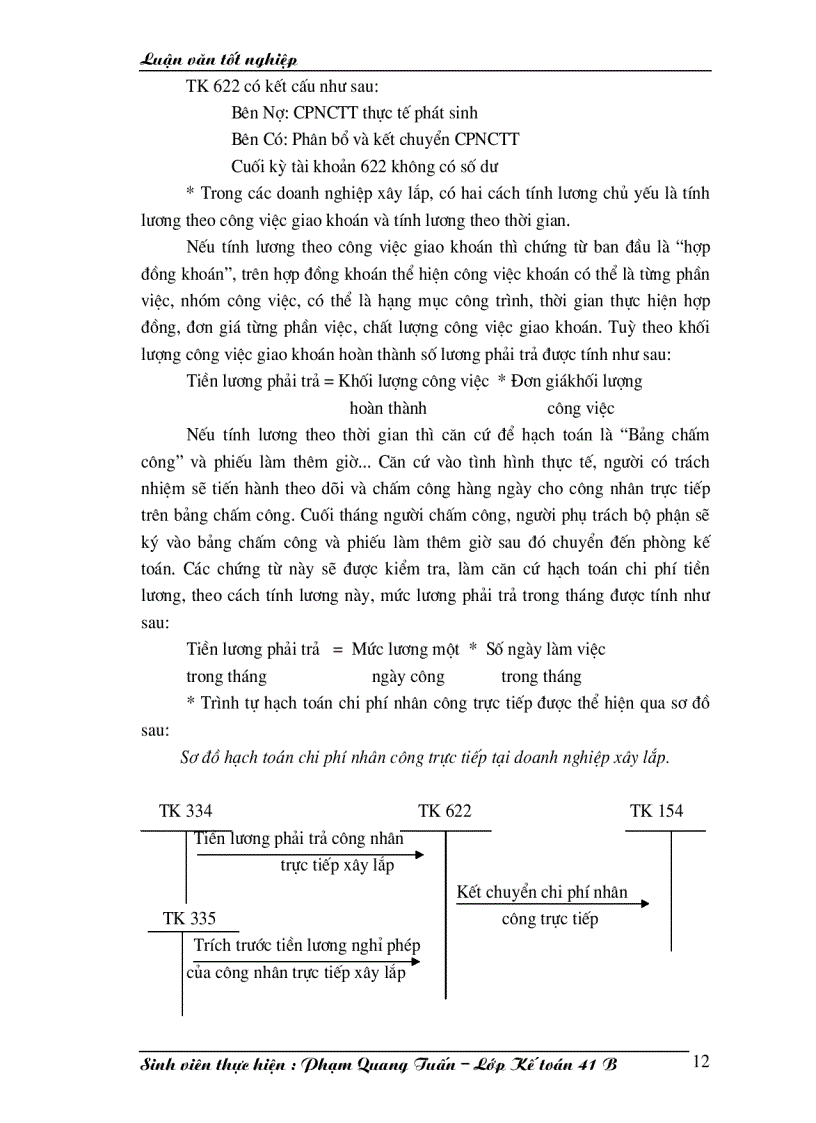 image for page Công tác hạch toán chi phí sản xuất và tính giá thành sản phẩm xây lắp tại xí nghiệp Sông Đà 206