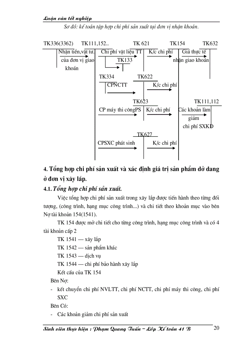 image for page Công tác hạch toán chi phí sản xuất và tính giá thành sản phẩm xây lắp tại xí nghiệp Sông Đà 206